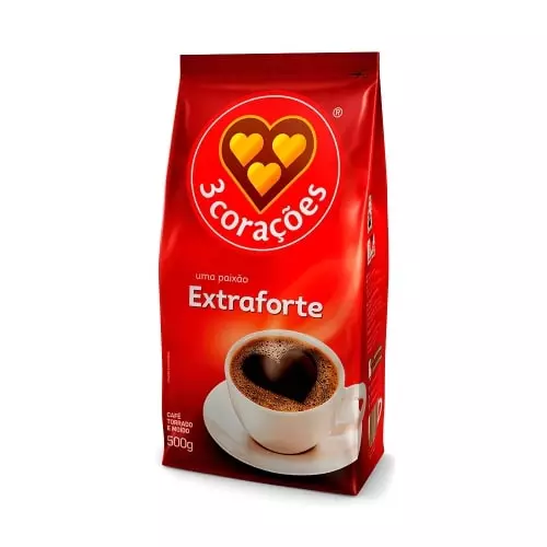 Café extraforte 3 Corações pacote 500g